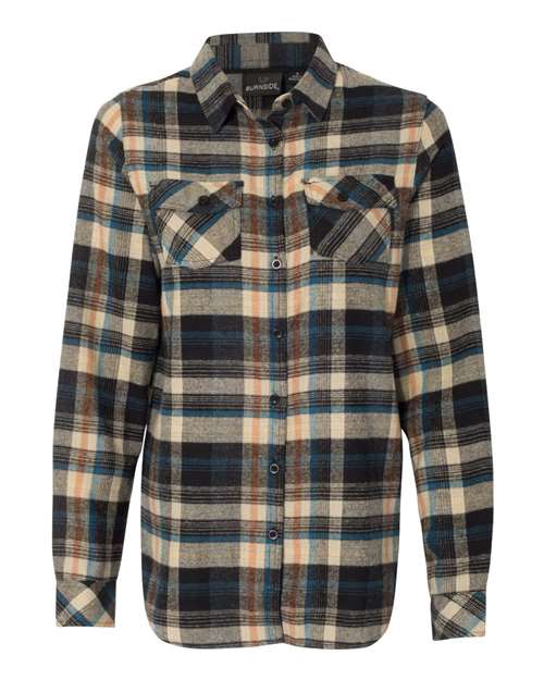 Burnside - Women's Yarn-Dyed Long Sleeve Flannel Shirt - 5210