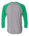 Next Level - Unisex Triblend Three-Quarter Sleeve Raglan - 6051