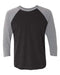 Next Level - Unisex Triblend Three-Quarter Sleeve Raglan - 6051