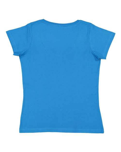 LAT - Women's Scoop Neck Fine Jersey Tee - 3504