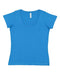 LAT - Women's Scoop Neck Fine Jersey Tee - 3504