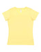 LAT - Women's V-Neck Fine Jersey Tee - 3507