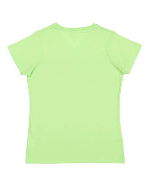 LAT - Women's V-Neck Fine Jersey Tee - 3507 (More Color)