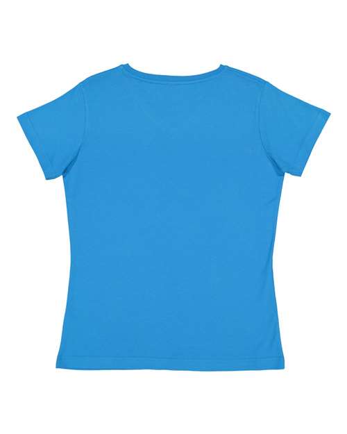 LAT - Women's V-Neck Premium Jersey Tee - 3587