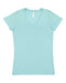 LAT - Junior Fit V-Neck Fine Jersey Tee - 3607