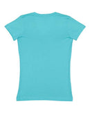 LAT - Junior Fit V-Neck Fine Jersey Tee - 3607