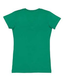 LAT - Junior Fit V-Neck Fine Jersey Tee - 3607