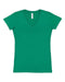 LAT - Junior Fit V-Neck Fine Jersey Tee - 3607