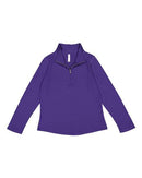 LAT - Women's Quarter Zip French Terry Pullover - 3764