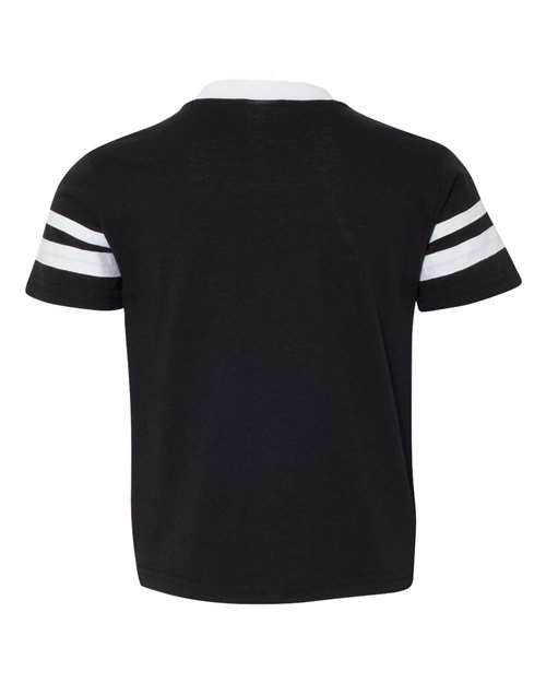 Augusta Sportswear - Youth V-Neck Jersey with Striped Sleeves - 361