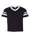 Augusta Sportswear - Youth V-Neck Jersey with Striped Sleeves - 361