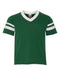 Augusta Sportswear - Youth V-Neck Jersey with Striped Sleeves - 361