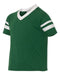 Augusta Sportswear - Youth V-Neck Jersey with Striped Sleeves - 361