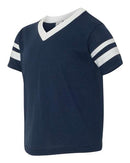 Augusta Sportswear - Youth V-Neck Jersey with Striped Sleeves - 361