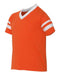 Augusta Sportswear - Youth V-Neck Jersey with Striped Sleeves - 361