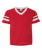 Augusta Sportswear - Youth V-Neck Jersey with Striped Sleeves - 361