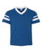 Augusta Sportswear - Youth V-Neck Jersey with Striped Sleeves - 361