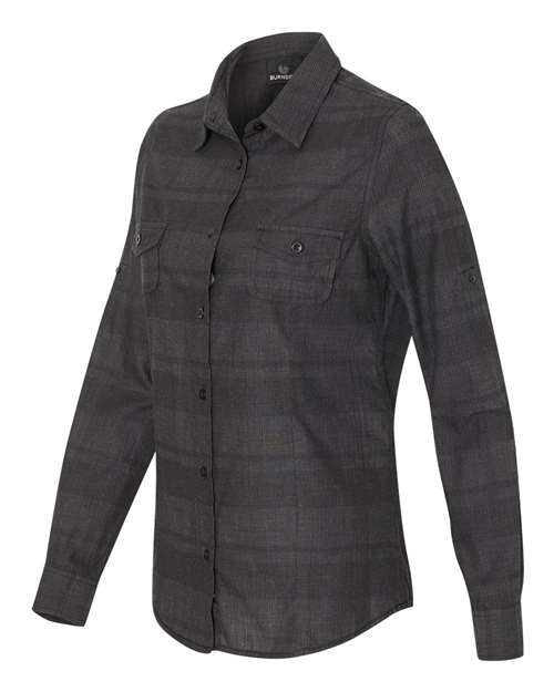 Burnside - Women's Long Sleeve Plaid Shirt - 5222