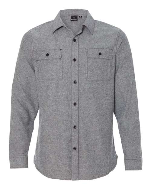 Burnside - Long Sleeve Solid Flannel Shirt - 8200