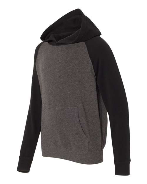 Independent Trading Co. - Youth Special Blend Raglan Hooded Sweatshirt - PRM15YSB