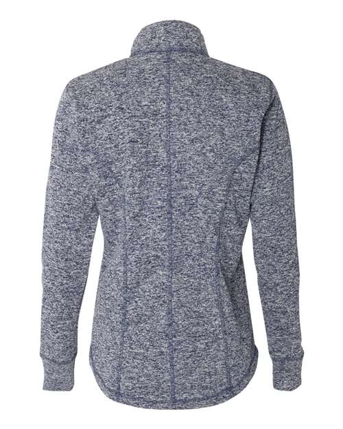 J. America - Women's Cosmic Fleece Quarter-Zip Pullover - 8617