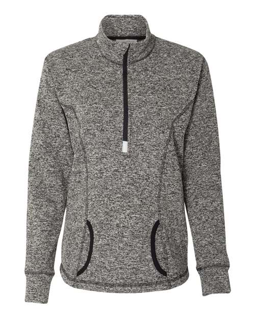 J. America - Women's Cosmic Fleece Quarter-Zip Pullover - 8617