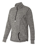 J. America - Women's Cosmic Fleece Quarter-Zip Pullover - 8617