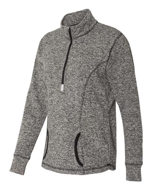 J. America - Women's Cosmic Fleece Quarter-Zip Pullover - 8617