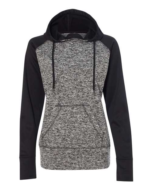 J. America - Women’s Colorblocked Cosmic Fleece Hooded Sweatshirt - 8618