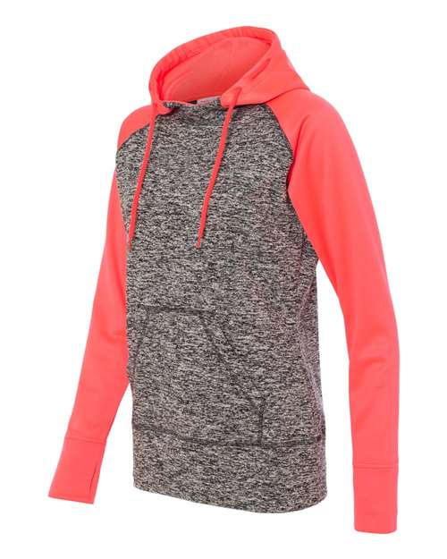 J. America - Women’s Colorblocked Cosmic Fleece Hooded Sweatshirt - 8618