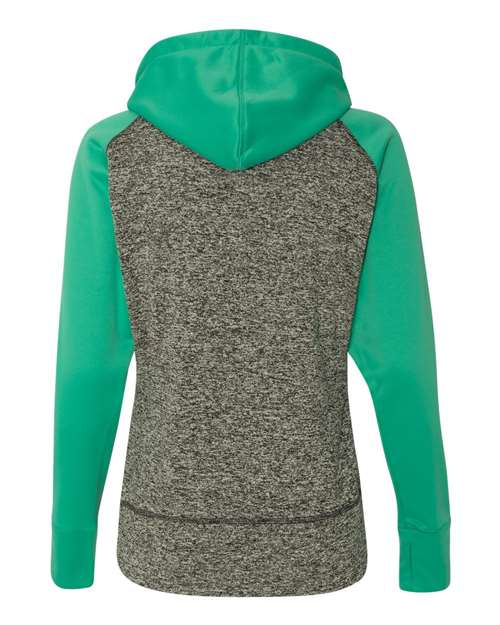 J. America - Women’s Colorblocked Cosmic Fleece Hooded Sweatshirt - 8618