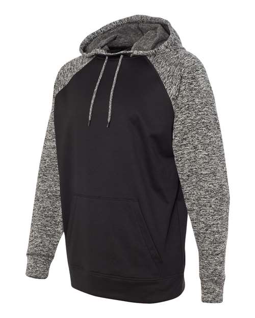 J. America - Colorblocked Cosmic Fleece Hooded Sweatshirt - 8612