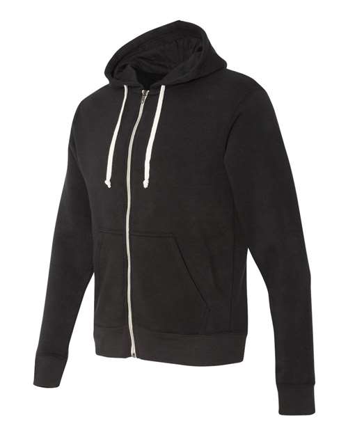 J. America - Triblend Full-Zip Hooded Sweatshirt - 8872