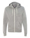 J. America - Triblend Full-Zip Hooded Sweatshirt - 8872