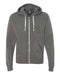 J. America - Triblend Full-Zip Hooded Sweatshirt - 8872