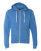 J. America - Triblend Full-Zip Hooded Sweatshirt - 8872