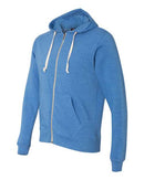 J. America - Triblend Full-Zip Hooded Sweatshirt - 8872