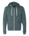 J. America - Triblend Full-Zip Hooded Sweatshirt - 8872