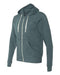 J. America - Triblend Full-Zip Hooded Sweatshirt - 8872