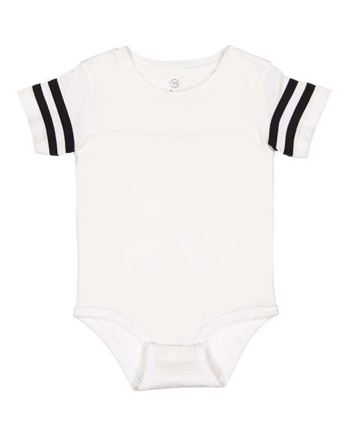 Rabbit Skins - Infant Football Fine Jersey Bodysuit - 4437