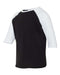 LAT - Youth Baseball Fine Jersey Three-Quarter Sleeve Tee - 6130