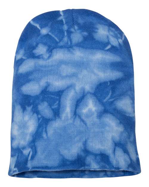 Dyenomite - Tie Dye 12 Inch Knit Beanie - 870VR