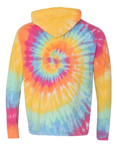 Dyenomite - Tie-Dyed Hooded Pullover T-Shirt - 430VR