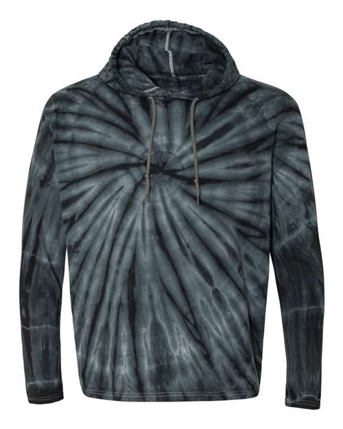 Dyenomite - Tie-Dyed Hooded Pullover T-Shirt - 430VR