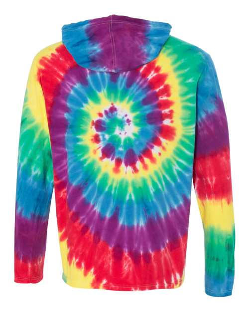 Dyenomite - Tie-Dyed Hooded Pullover T-Shirt - 430VR