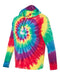 Dyenomite - Tie-Dyed Hooded Pullover T-Shirt - 430VR