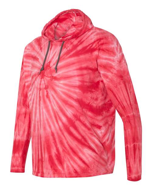 Dyenomite - Tie-Dyed Hooded Pullover T-Shirt - 430VR