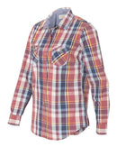 Weatherproof - Women's Vintage Plaid Long Sleeve Shirt - W154680