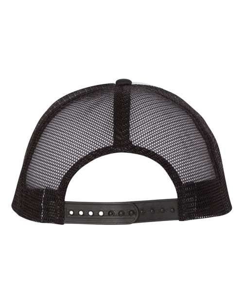 Mega Cap - Foam Front Flat Bill Trucker Cap - 6875