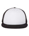 Mega Cap - Foam Front Flat Bill Trucker Cap - 6875